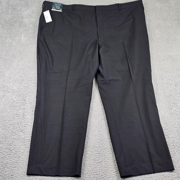 jf j.ferrar Other - JF‎ J.Ferrar Suit Pants Mens 52x30 Black Ultra Comfort Stretch Big & Tall Dress